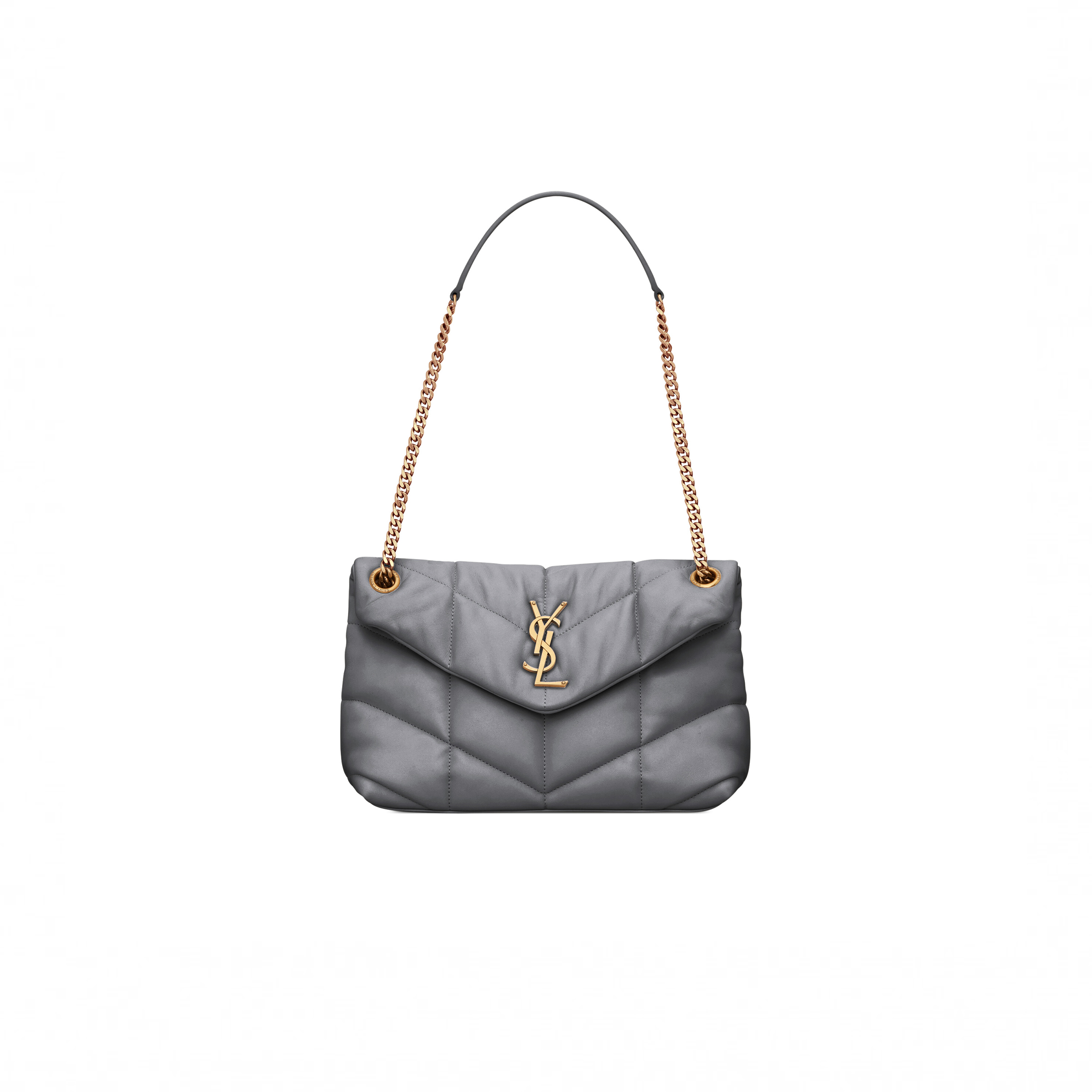 YSL PUFFER SMALL IN NAPPA LEATHER 5774761EL071112 (29*17*11cm)